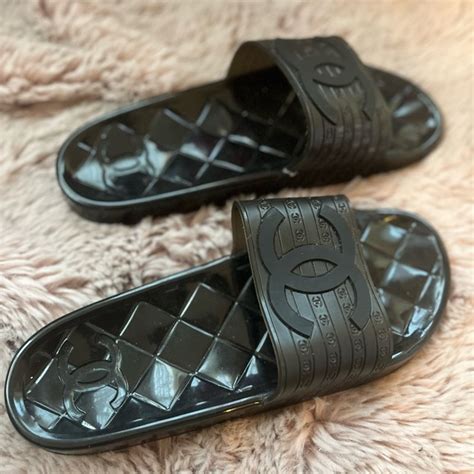 chanel pool slides|chanel slides 2021.